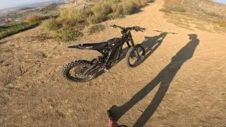 17kw Surron trail cruising