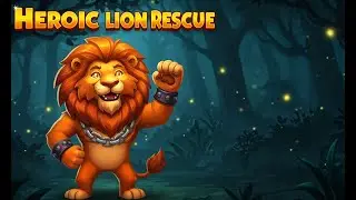 G4k Heroic Lion Rescue Game Walkthrough