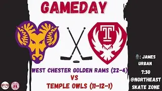 Temple Owls vs. West Chester Golden Rams // ACHA Hockey