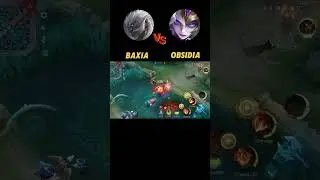 New Hero OBSIDIA vs BAXIA Full Counter! Siapa yang Lebih Kuat? | #shorts  #ml #mobilelegends #mlbb