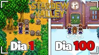 JOGUEI 100 DIAS NO STARDEW VALLEY em DUO! com @Explorador Preguiçoso