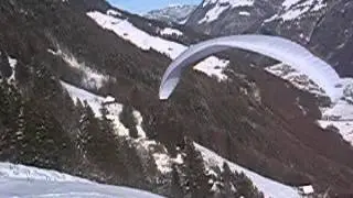 28.1.07 TANDEM START MIT GLEITSCHIRM FLUGSCHULE ZENTRALSCHWEIZ PARAGLIDING