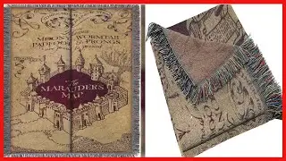 Discover the Harry Potter Marauder's Map Throw Blanket Style Meets Comfort