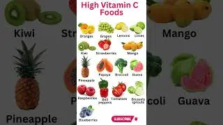 High Vitamin C Foods #shorts #viral #food #health