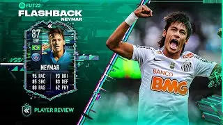 IS HE WORTH YOUR COINS?! 87 FLASHBACK NEYMAR JR PLAYER REVIEW - FIFA 22 ULTIMATE TEAM