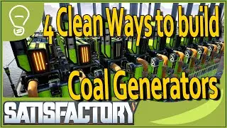 4 Clean Ways to build Coal Generators in Satisfactory