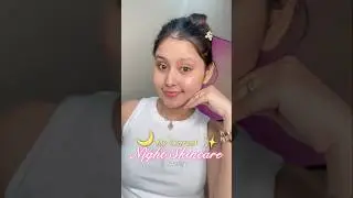Nigh Skincare Routine ✨TEENAGERS 😳🎀🫧 #skincare #teenagers #glowing