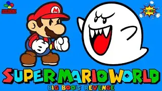 SUPER MARIO WORLD Big Boo's Revenge SUPER NINTENDO Hack Hard PARTE 2