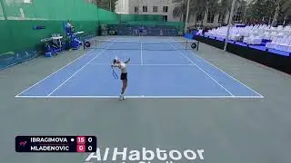 Alevtina Ibragimova vs Kristina Mladenovic | W100 Dubai 2025 | 1st Round