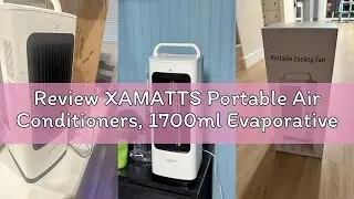 Review XAMATTS Portable Air Conditioners, 1700ml Evaporative Air Cooler with Remote, 120&deg; Oscillatin