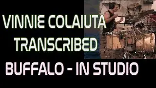 Vinnie Transcripition: BUFFALO In Studio @DailyChops  ​⁠ @drumscribe  ​⁠ ⁠ @DrumeoOfficial