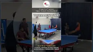 Tt Shots 2nd Series Table Tennis Tournament Glimpse #tabletennischampion #tabletennisclips