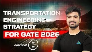 Transportation Engineering Strategy for GATE 2026! 🚦 Master Your Prep Now | #GATE2026 #TransportEngg