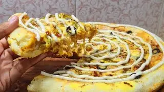 Ranch Pizza Recipe | With & Without Oven | Homemade Pizza Dough & Ranch Sauce | Cooking With Mimi