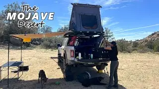 Overland camping in Mojave National Preserve - Another off road adventure in our Ford Raptor