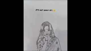 Anime style girl in SAREE!!🎀✨!(TUTORIAL+EASY)#drawing#art