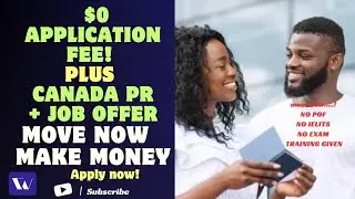 FREE CANADA PR + JOB OFFER | MOVE & MAKE MONEY - Easy work permits for caregivers (#invest #canada)