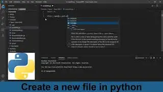 How to create a new file in python