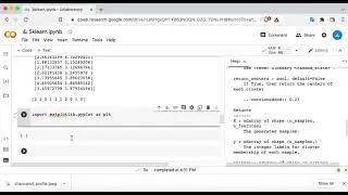 3. Scikit-learn for ML: make_blobs