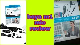 BOYA M1 MIC REVIEW/BOYA M1 MIC REVIEW IN HINDI/BEST AFFORDABLE MIC FOR PHONE /BEST MIC FOR YOUTUBE
