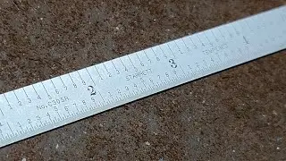 My Favorite Little Precision Ruler, Starrett 6