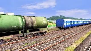 PARCEL VAN Coupling OIL TANKER Coach | BUMPY RAILROAD | Train Simulator | RailWorks 3 | ATG GAMERZ