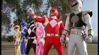 Mighty Morphin Power Rangers Rangers Back in Time Part 2 Megazord Fight