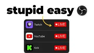 Как организовать мультистриминг на Kick, Twitch и YouTube с помощью OBS (руководство на 59 секунд)