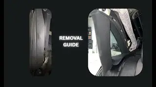 How to Remove the Rear C-Pillar and Rear Side Airbag &mdash; Audi A4 B7