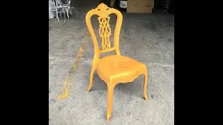Where can I find cheap but luxury-looking wedding chairs? The gold PP Princess chair suits you best.