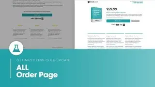 OptimizePress Club: All - Order Page Template