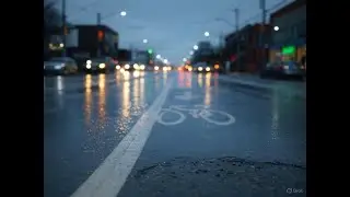 Rainy March Ride | Bloor Street West Bike Lanes | Toronto Cycling Vlog 🌧️🚲 (March, 2025)