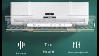 Air Conditioning shield PET Transparent Windshield diffuser screen blocker redirect conditioner AC