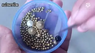 18. New tatting design in Kannada and how to add beads externally..#tattingsareekuchu #tatting