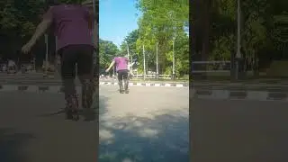 back slide cross toe acid #shorts #youtubeshorts #inlineskate #skate #solo #socyro #sepaturoda