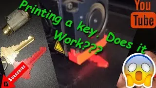 3D printing a key. Does it work??? (490)