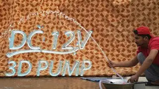 High Pressure Water Pump DC 12V 775 Motor from my 3D Printer Urdu Hindi