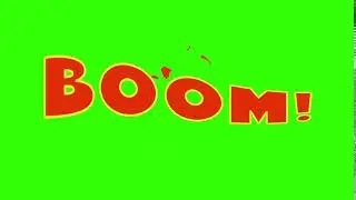 Boom Green Screen - Lossless and WebM OBS - 480p - 720p - 1080p