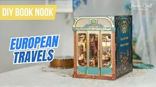 DIY Book Nook Kit: European Travels (Motion Scene)