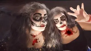 ASMR ASMR BUT  I 'M NOT ALLOWED TO EDIT THIS VIDEO Get Ready With Us For Halloween Party Look 💄💋