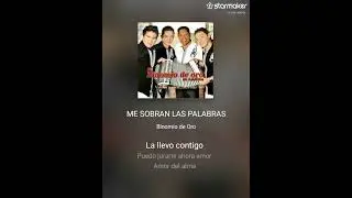Me sobran las palabras