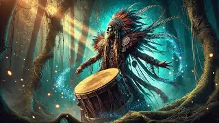 Gaia's Heartbeat 🌲 Powerful and Dynamic Shamanic Drumming ✨Spiritual Tribal Music - Shamanic Drum 8D