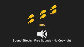 Boot steps on the ground 05 - Sound Effect - No Copyright - Free Sound