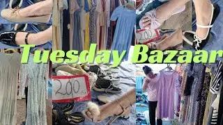 TUESDAY BAZAAR 3TH MILE DIMAPUR || Flats,Heels, Dress,Jean's pants etc🍒 || Weekly Market Dimapur📍