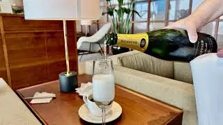 🍾Drinks in Cathay Pacific THE BRIDGE Lounge First Class Area on Christmas Day 2025 國泰航空逸連堂貴賓室頭等區享用飲品