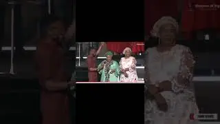 Her excellency Patience Jonathan giving Testimony at Pastor's Jerry Church. 8th June 2025