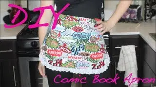 DIY Comic Book Inspired Apron