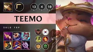 Teemo Top vs Rumble - KR Grandmaster Patch 25.13