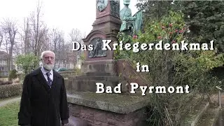 Kriegerdenkmal in Bad Pyrmont, Helmut Eichmann erz&auml;hlt interessante Fakten, Film 4K.