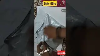 daily unboxing #13 || only 60rs printed t shirt || trell sasti shopping || free shopping